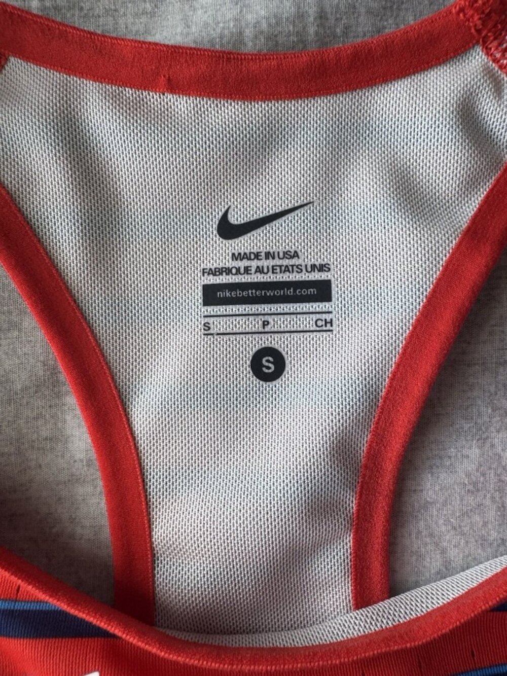 Nike 2023 International Pro Elite USA Crop Top Singlet DD7967-602 Size Small - Picture 3 of 7